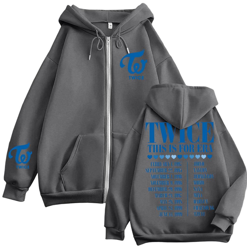 Women's Casual Fashion Printed Long Sleeve Zipper Hooded Sweatshirt