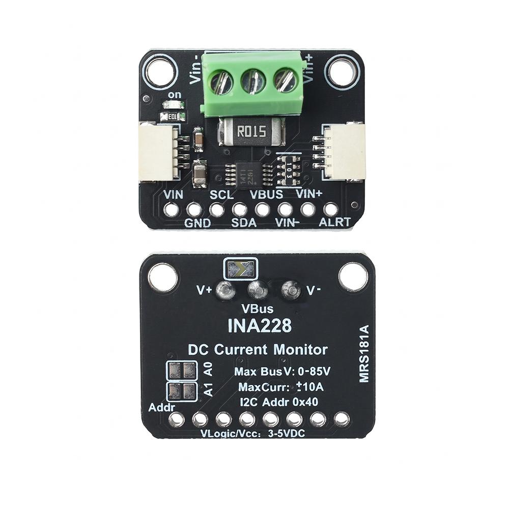 INA228 INA237 INA238 Power Monitoring Module 16Bit ADC 85V Wide Voltage 20A Current Detector I2C Configurable For Monitoring