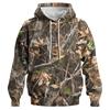 Maple Leaf Camouflage 3D Hoodie Unisex Outdoor Fishing Camping Hunting Clothing Men's Hooded Jacket Top