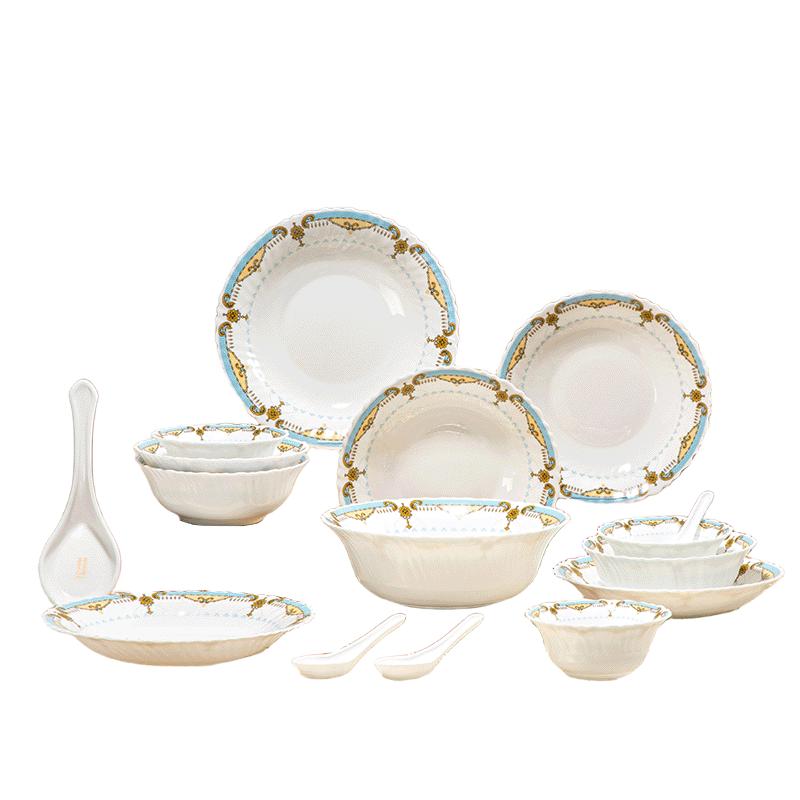 Corelle Rococo High-Temperature Resistant 16-Piece Glass Dinnerware Set