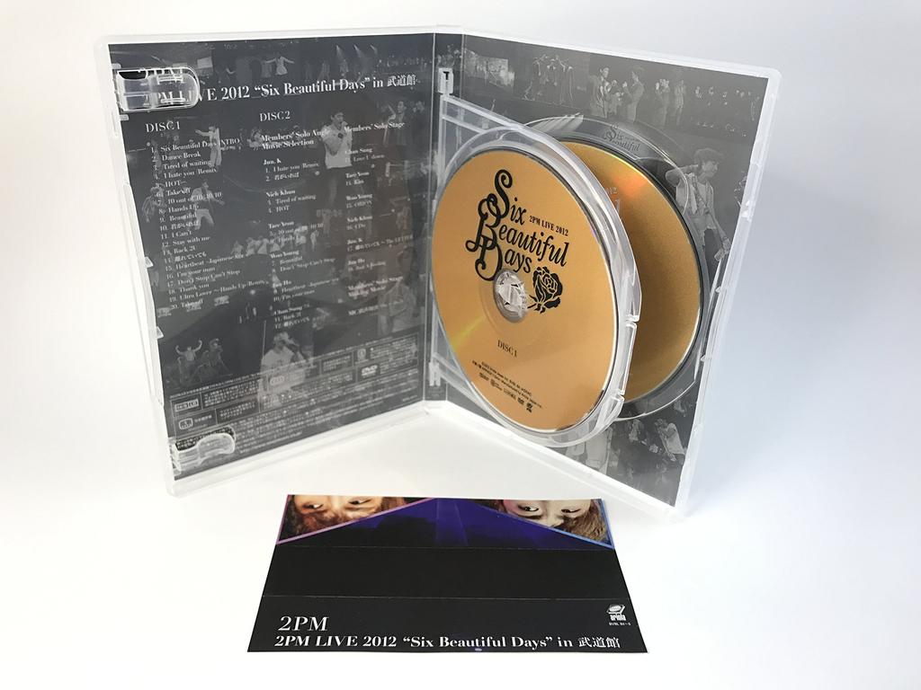 2PM LIVE 2012 Beautiful In Budokan Press Limited "Six Days" (First Edition) [DVD]