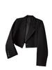 Women's Pink Short Blazer Jacket - 2025 Autumn European and American Style, Versatile for Workplace and Commute