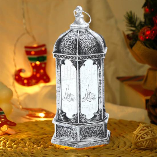 Weihnachtslaternen-Lichter, Retro-Nachtlicht aus Glas, schaffen Atmosphäre, dekorative LED-Ornamente im Innen- und Außenbereich