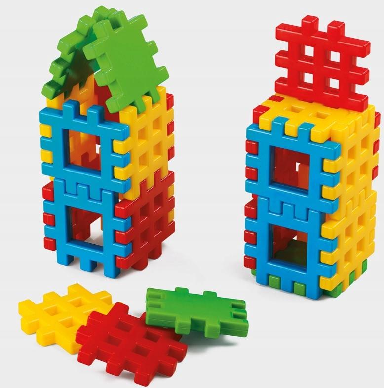Marioinex Wafer Construction Blocks 24 Pcs, Large Wafers 10 Cm
