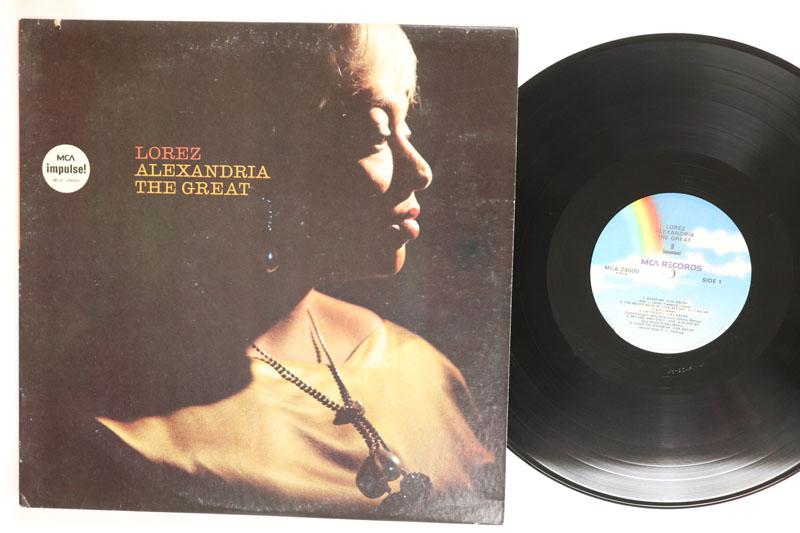 

LP Record LOREZ ALEXANDRIA Alexandria The Great MCA29000 MCA IMPULSE 1982 US Jazz Used