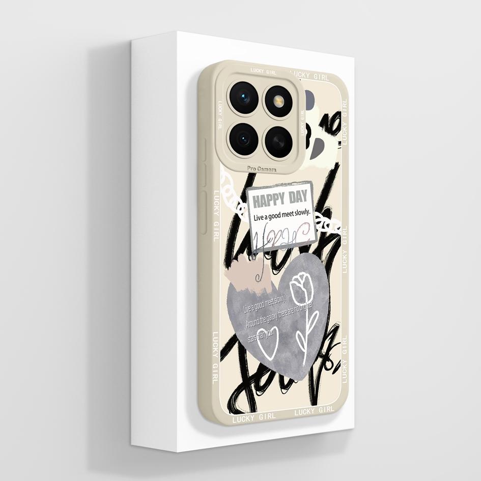 For Huawei Honor X8c 7S 10i 20 20e 30 30S 50 50SE 60SE 70 Lite Pro Plus Phone Case Cute Kitten Soft Silicone Camera Protection Covers For Huawei Shell