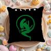 Horror Movie A-Alien Cushion Cover Linen Organic Fabric Double-Sided Printing Breathable Pillow Case Sofa Home Decor Gift