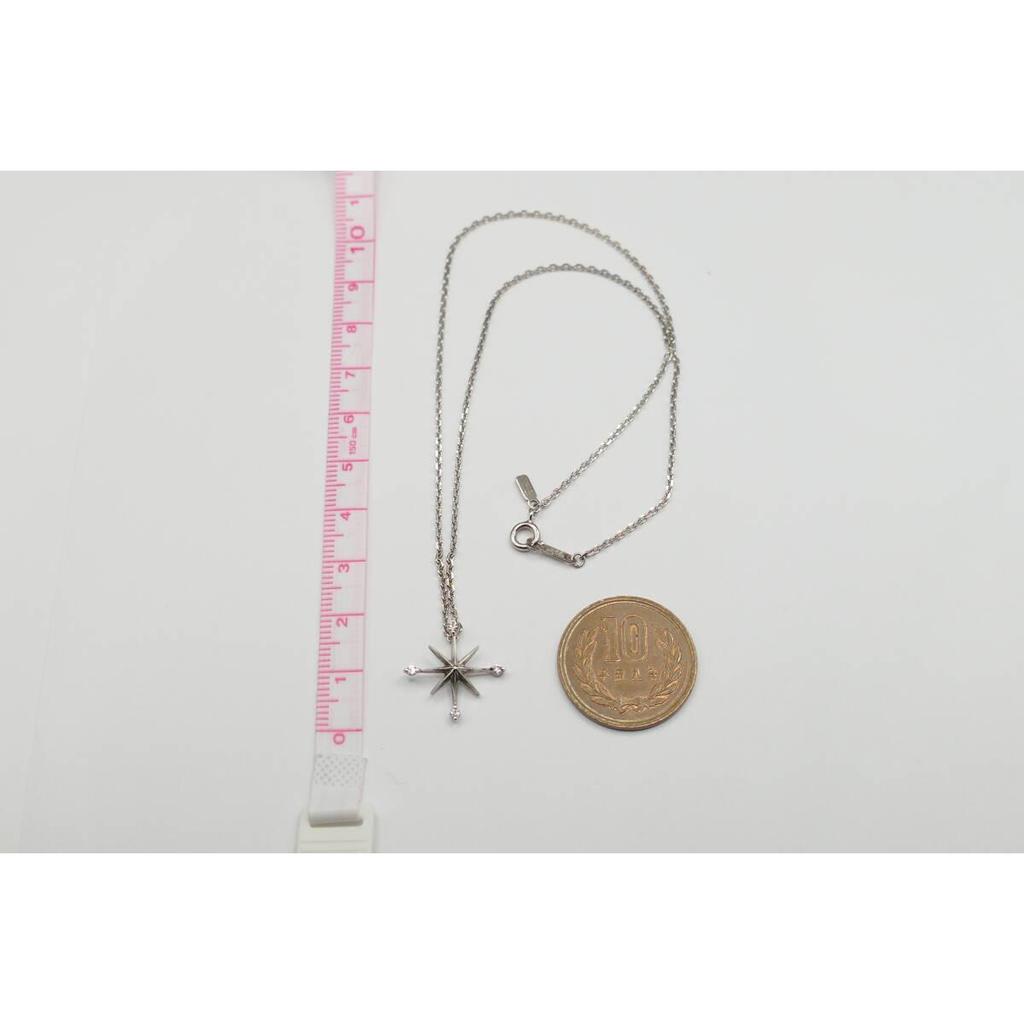 Used Beautiful item star jewelry star shaped necklace zirconia pendant