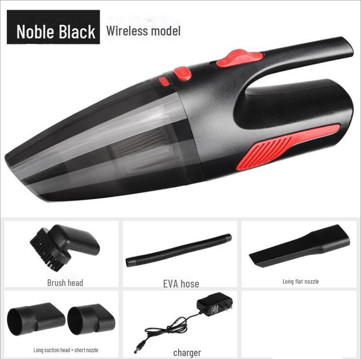 SNJUE 120W Wireless Handheld Car Vacuum Cleaner: Wet/Dry, Built-in Light, Mini Dual-Purpose Vacuum.