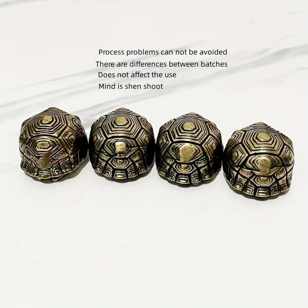 1PC Turtle shell bell brass keychain pendant pendant