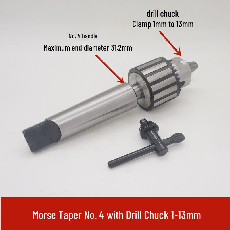Morse Taper Shank Drill Chuck Set 1-13mm with Bench & Magnetic Drill Compatibility