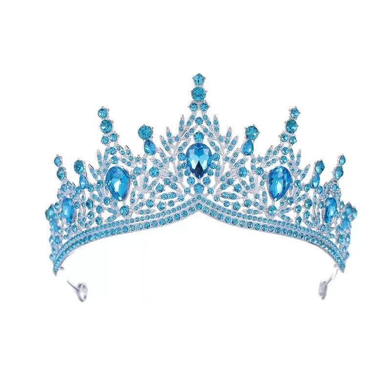 Bridal Crown Beaded Headpiece Crystal Japanese and Korean Wedding Dress Accessories 18th Birthday Wedding Crown Hair Accessories