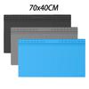 Silicon Insulation Pad Heat-Resistant Repair Work Mat 70*40CM Work Pad Soldering Mat for Electronic Phone Laptop Watch Repair