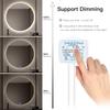 Makeup Mirror Backlight Lighting COB 5V USB LED Strip Penetrate Mirror Touch Sensor Switch Dimmable Bathroom Vanity Mirror Light