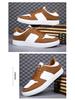 2024 Men's Korean-Style Black & White Panda Colorblock Low-Top Casual Sneakers