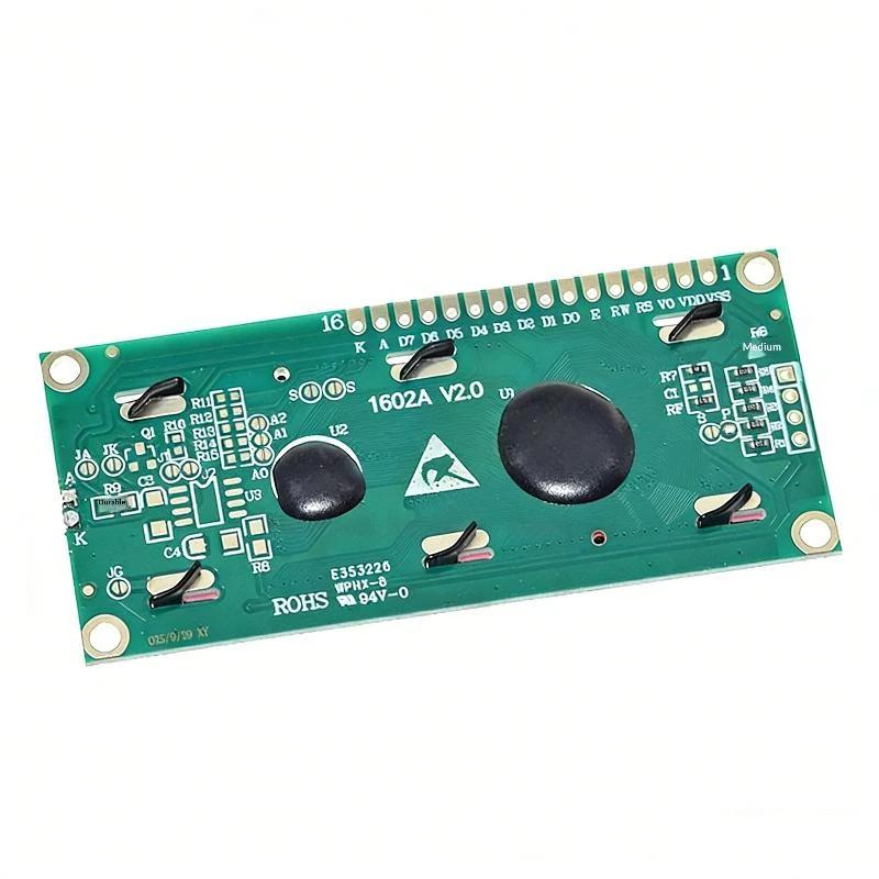 1Pcs Lcd 1602 Blue Green Screen 16X2 Character Lcd Display Module Diy Accessories Lcd1602 Module