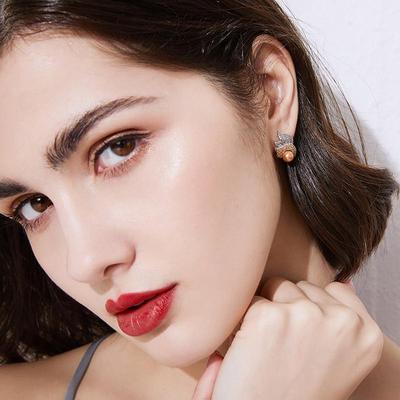 WWJ Chic Angel Wing Silver Color and Golden Color Stud Earrings