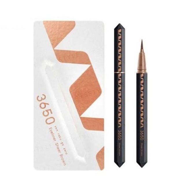 3650 san roku go zero - Liquid Eyeliner Sheer Brown 1 pc