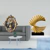 Vintage Oceanic Resin Art Frame Sculpture for Bedroom Office Gallery Wall Decoration and Delicate