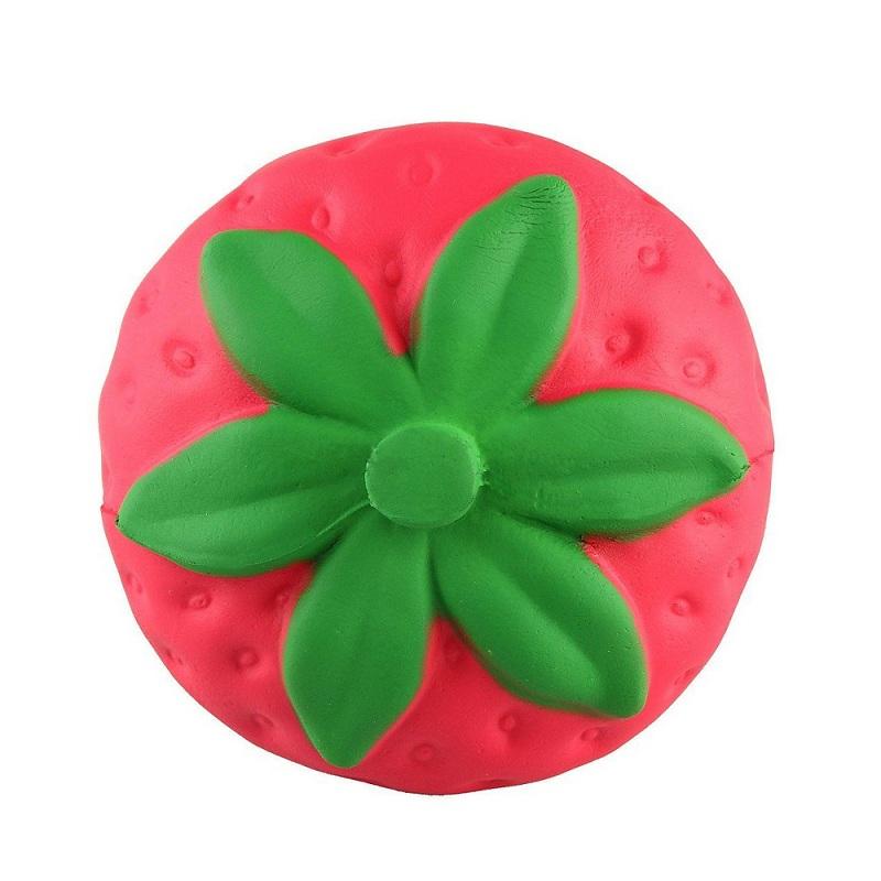 Super Jumbo Strawberry Squishi Cream Scented Squishy Slow Rising Antistress Toy Kids Grownups Squeeze Squishy Toys 11.5*9 CM