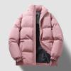 Men's Thickened Cotton Puffer Jacket: Cold-Resistant, Casual, Versatile, and Fashionable Coat.