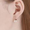 14K GF Pearl Cubic Point One-Touch Earrings C24EGF196