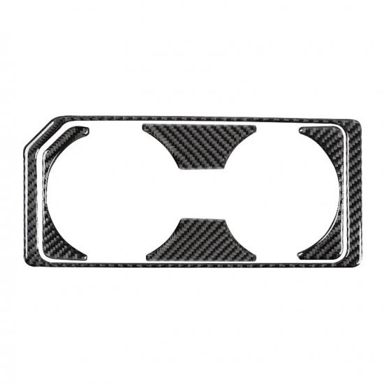 Kolfiberbil fram mitten vattenmugghållare panel panel ram SUV inredning klistermärke för Ford F150 F-150 SVT Raptor