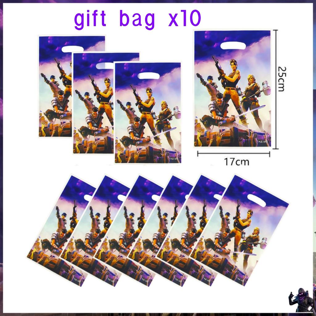 Shooting Game Fortnition Birthday Party Decoration Plate Cup Cartoon Alpaca Llama Foil Globos Baby Shower Kids Party Supplies