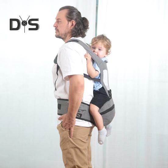 Ergonomische Babytrage mit Hüftsitz, Taillenhocker, verstellbare Trage für Neugeborene und Kleinkinder, für bequemes Stillen, sicherer, freihändiger Baby-Taillenhocker