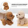 TENDYCOCO Teddy Keychain Plush Cute Fluffy Dog Mascot Pendant Bag Decoration Birthday Gift Toy,