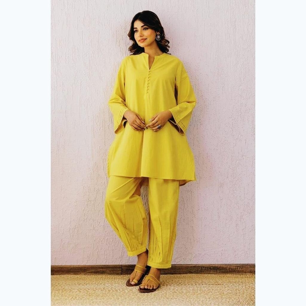 Indian Pakistani Designer Kurti Women Top Tunic Party Wear Kurta Pant Cord Set VF-20126