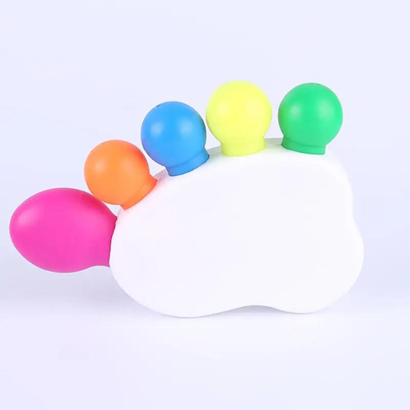 Highlighters Multicolor Creative Highlighter Pen Kawaii Markers Drawing School Art Supplies Japanese Stationery