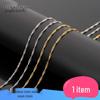 Stainless Steel Wave Chain Jewelry for DIY Necklaces & Bracelets - Personalized Fashion Accessory