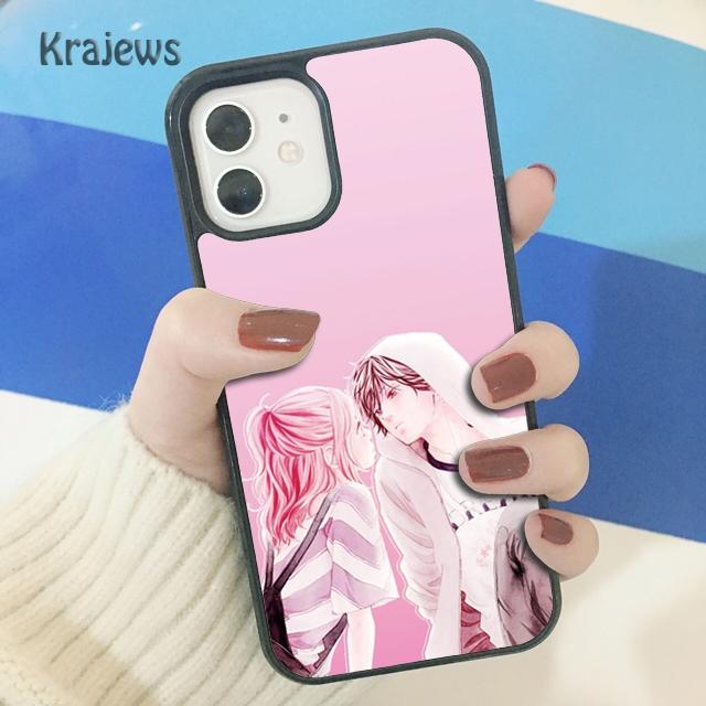 

Мягкий чехол Krajews Ao Haru Ride Love для iPhone 14 5 SE 6s 7 8 plus X XR XS 11 12 13 pro max Samsung S21 S22 ultra Samsung S22ultra