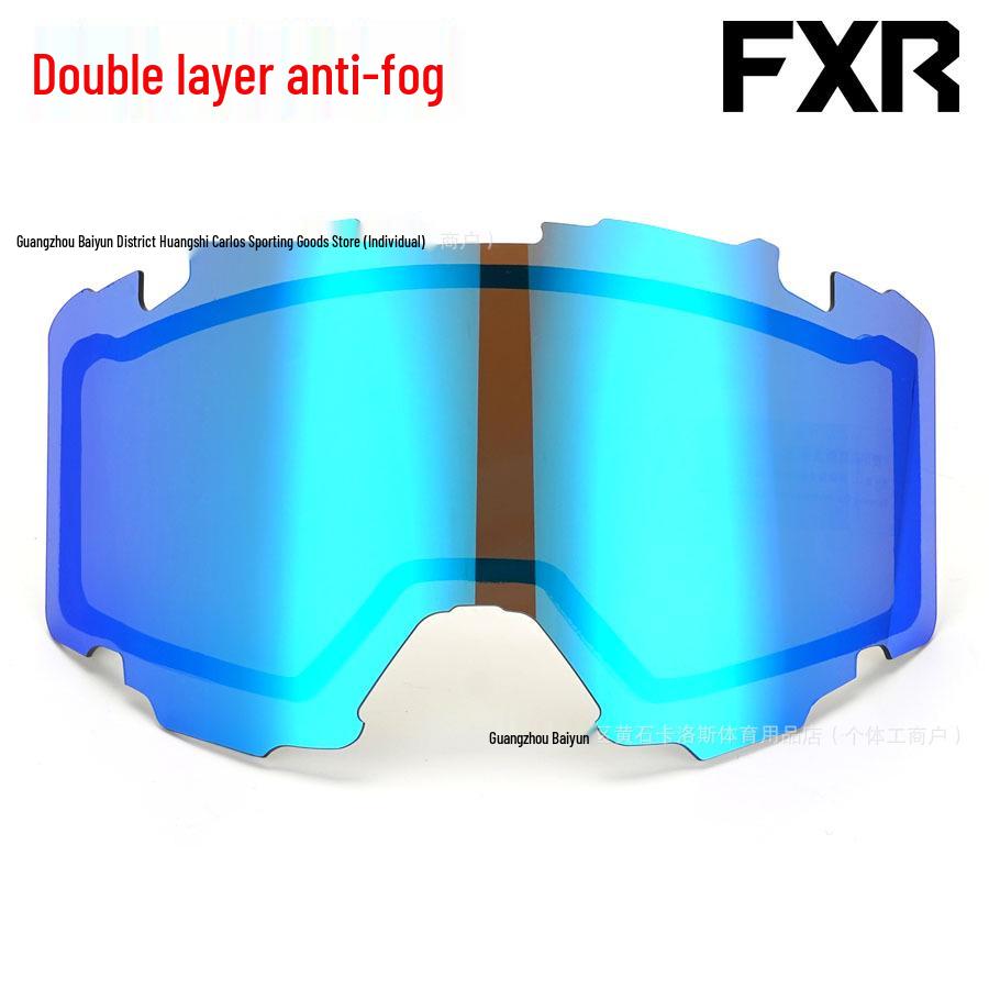 FXR Double-Layer Anti-Fog Goggles for Motorcycle, Off-Road, Mountain Biking & Skiing