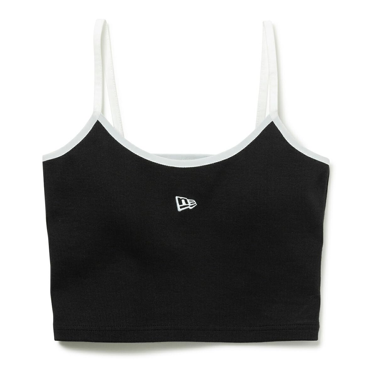 

Новая эластичная майка-топ New Era WS RIB для женщин, черно-белая, M, МАЙКА, черно-белая