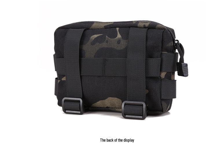Camouflage-schwarze Outdoor-Pendlertasche – EDC-Werkzeug und Notfallvorräte für Militärfans
