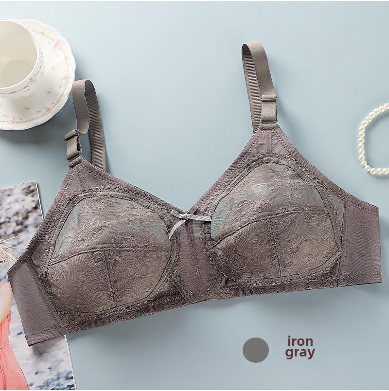 Μπρα Τελαρωτό Δαντελέ Μεγάλο Μέγεθος - Εξαιρετικά Λεπτό, Σέξι, Χωρίς Μπανέλες, Αναπνέον και Διαφανές