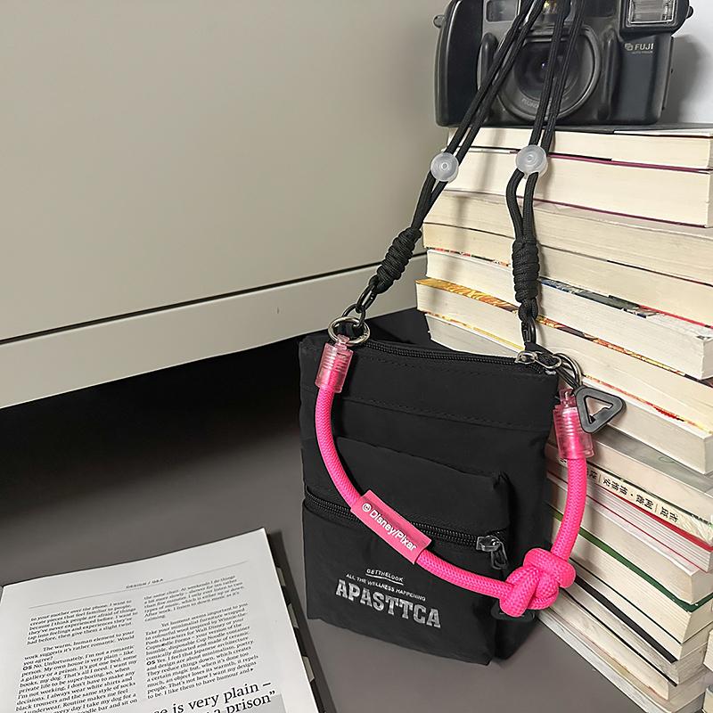 Lightweight Mobile Phone Bag Contrast Shoulder Bag Travel Crossbody Bag