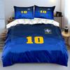 Yellow Number, Brazil Emblem. Bedding Sets Duvet Cover Sets Duvet Covers Pillowcases(1 * Duvet Cover 2 * Pillowcases, Without Duvet Insert)