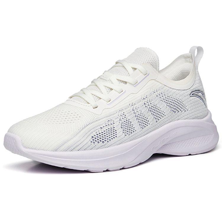 Anta Hydrogen Run III Breathable Low top Running Shoes Women's White Purple 122225540-1