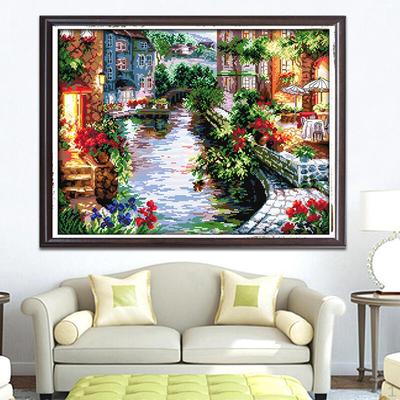 The Lakeside House Regali di Natale con punto stampato fai-da-te 14CT 48x40 cm