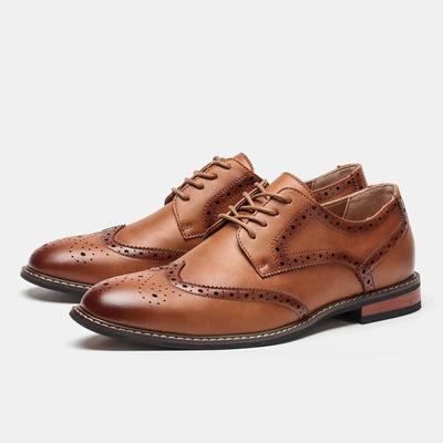 Nowe Designerskie Eleganckie Buty Brogsy Męskie Moda Codzienne Biznesowe Ślubne Skóra Krowia Społeczne Buty Ślubne Męskie