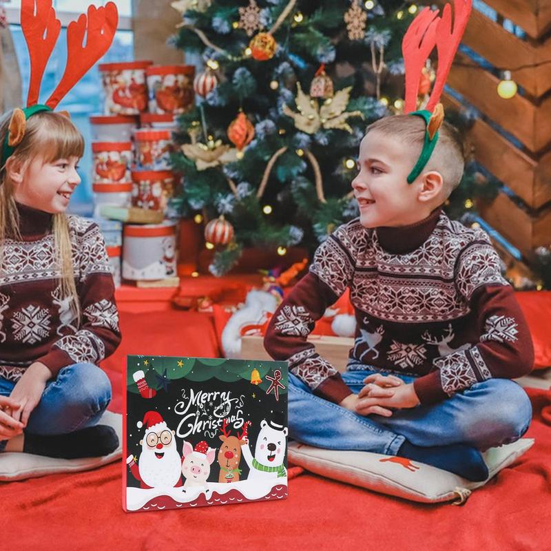 Adventskalender Schmuck Halskette Armband Set Adventskalender Weihnachten Adventskalender Weihnachts-Countdown-Kalender Schmuck