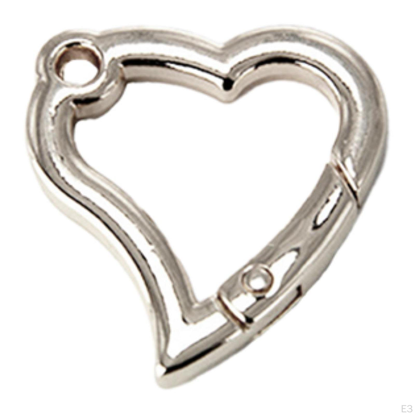 10 шт. карабинов для брелоков и поделок Gray Black — фото 5