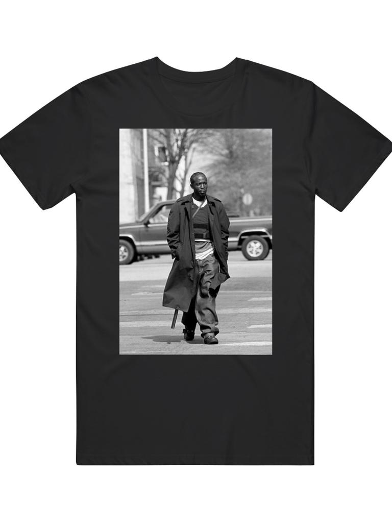 Omar Arrivant au Fil du Temps Lieu de Repos de Michael Williams T-shirt Commémoratif en Coton pour Couple Printemps/Été Haut de Base