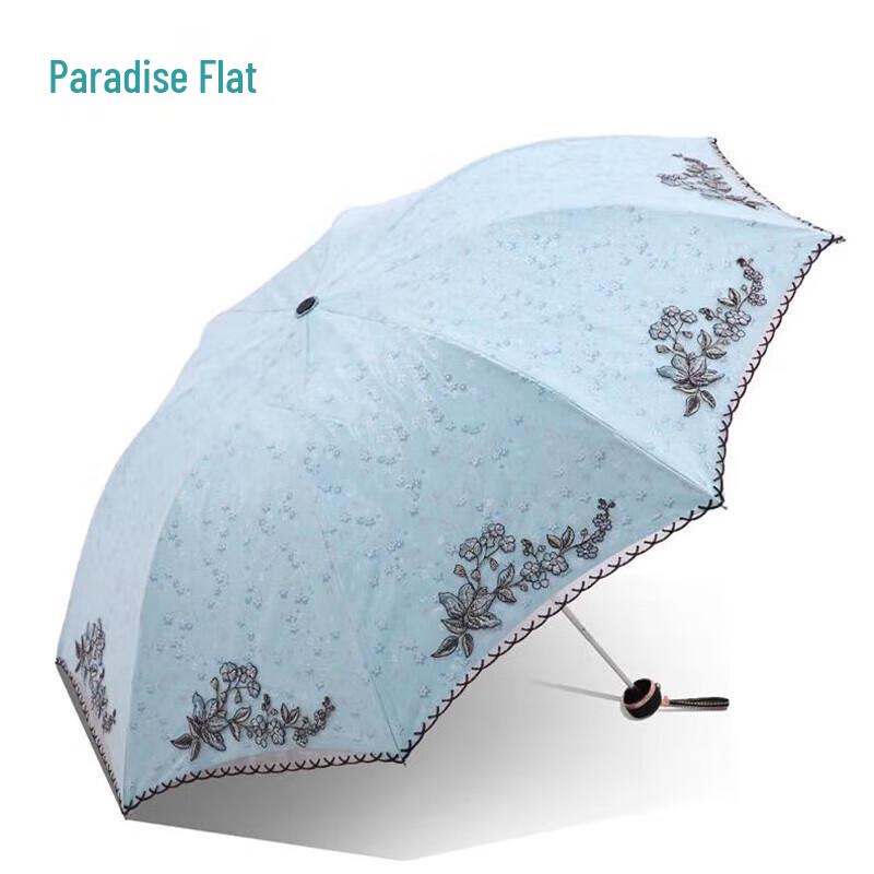 Вышитый зонт от солнца/дождя в стиле принцессы двойного назначения