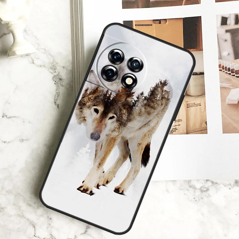 Wolf Howls Art Case For OnePlus 12 12R 11 9 10 Pro 10R 9R 8T 10T Nord CE 2 3 Lite 2T N10 N20 N30 CE4 Cover