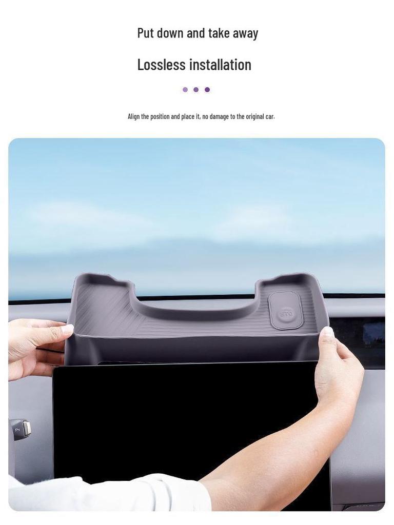 Avatr 06 No-Adhesive Silicone Navigation Screen Storage & Tissue Box