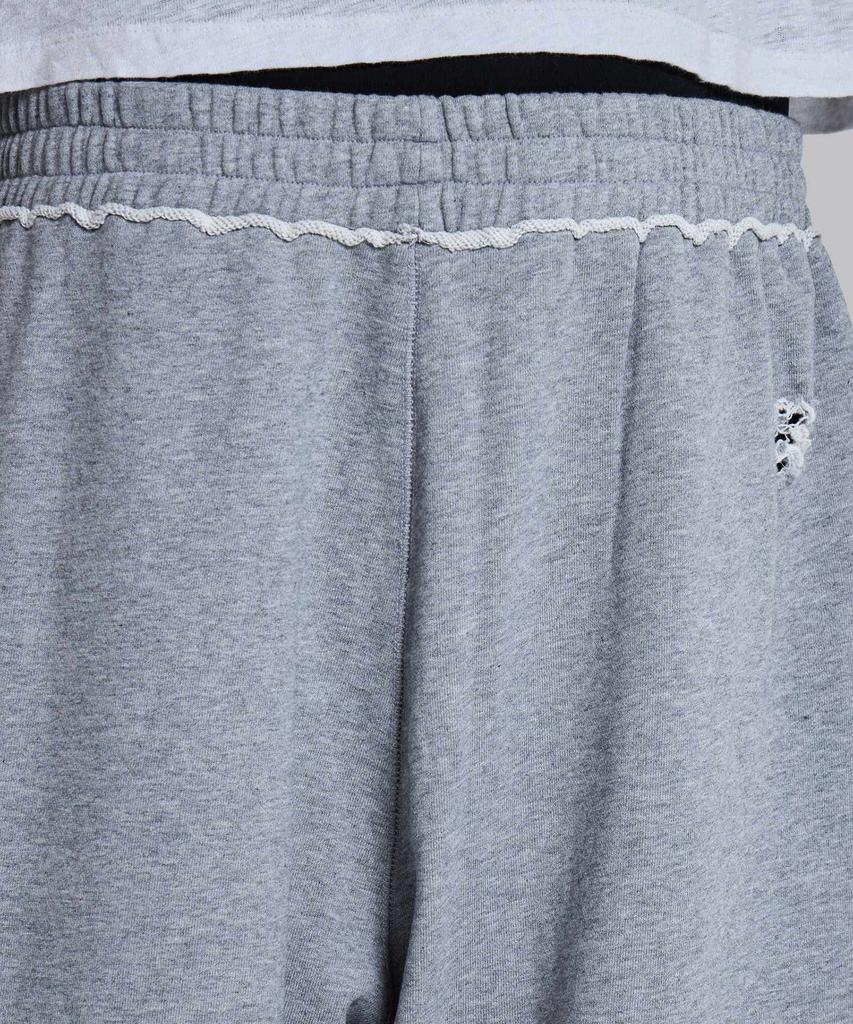 Jeidideuleondeon (U) Grey Marl Stars And Stripes Distressed Monster Jogger Grey